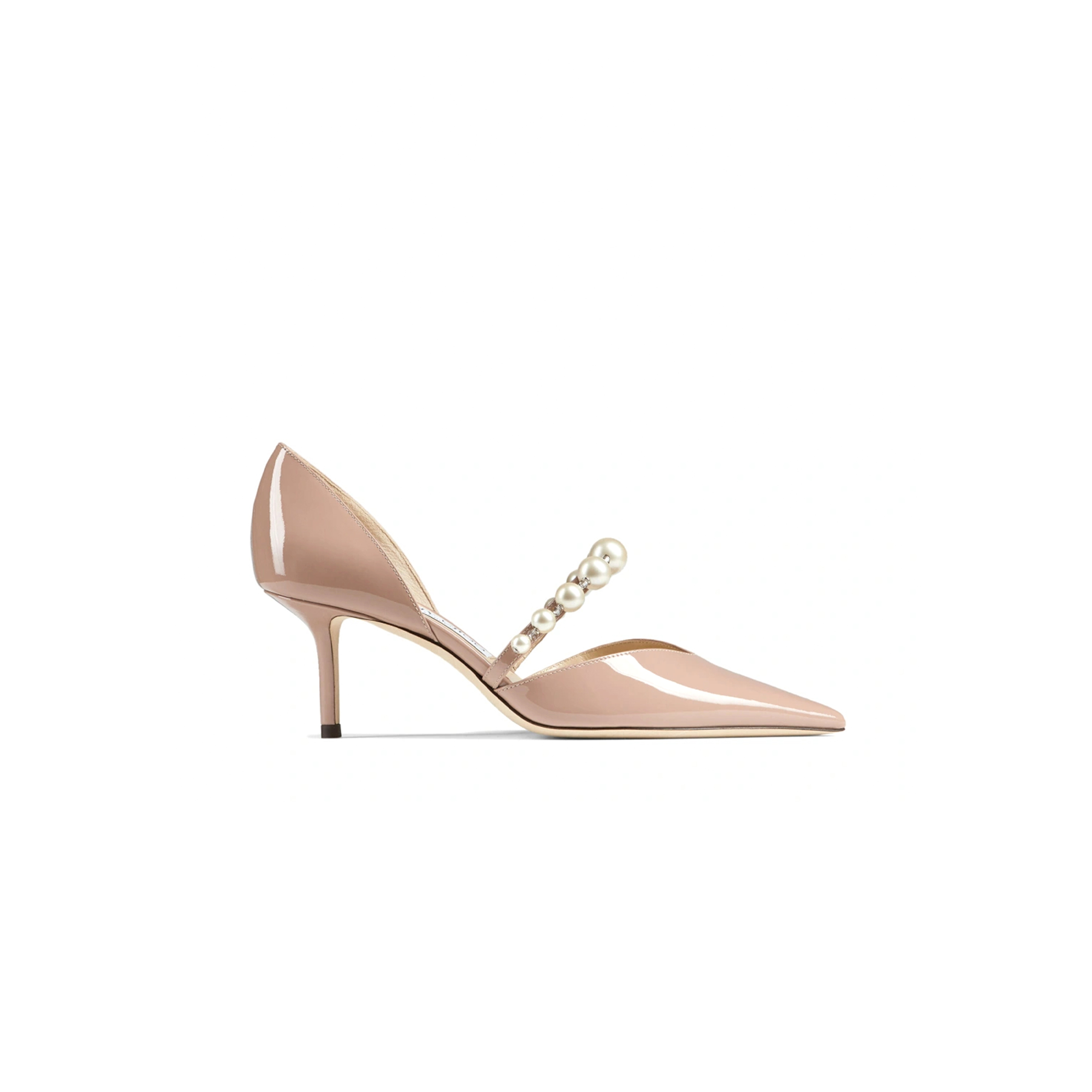 JIMMY CHOO AURELIE 65 BALLET PINK PATENT LEATHER POINTED PUMPS AURELIE65XKM JIMMY CHOO AURELIE 65 BALLET PINK PATENT LEATHER POINTED PUMPS AURELIE65XKM